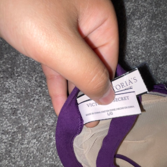 NWT victoria Secret Purple Bralette bra floral - Picture 5 of 5